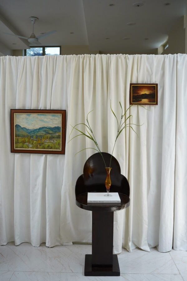 Ambered Glass Bud Vase - Image 2
