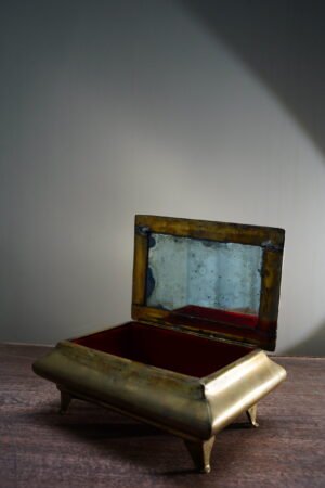 German Silver Box with Mirror