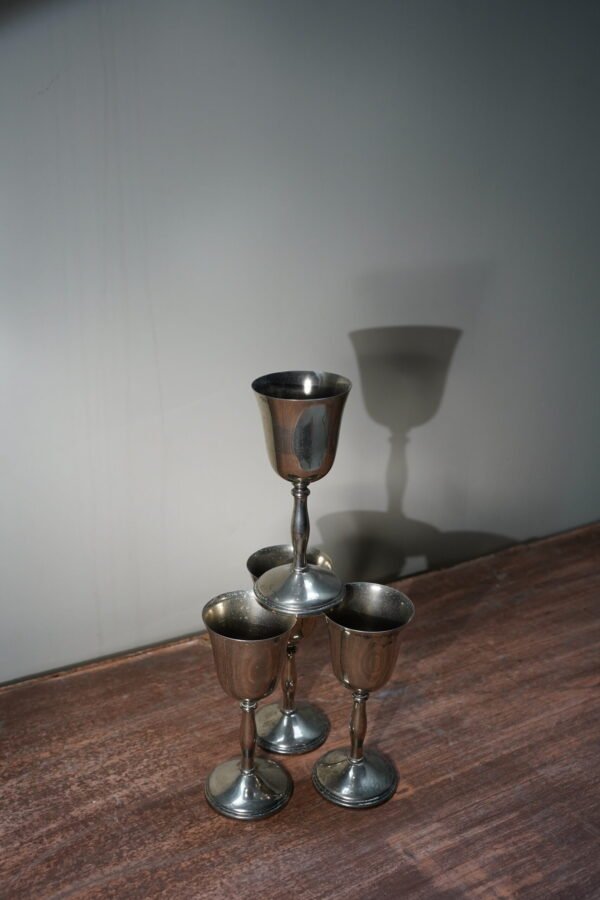 Silver Plated Glasses (Set of 4)