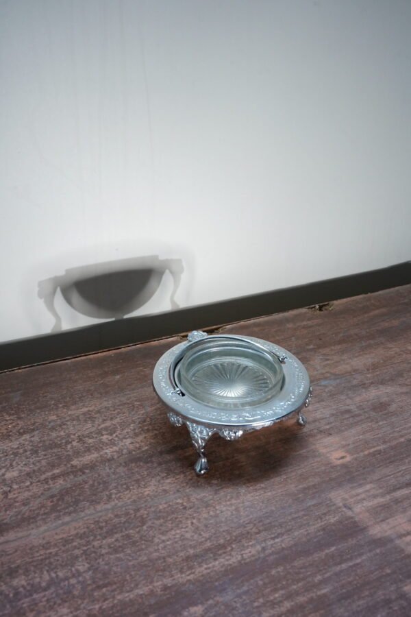Vintage Style Silver Ash Tray - Image 3