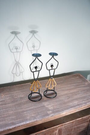 African Candle Holders