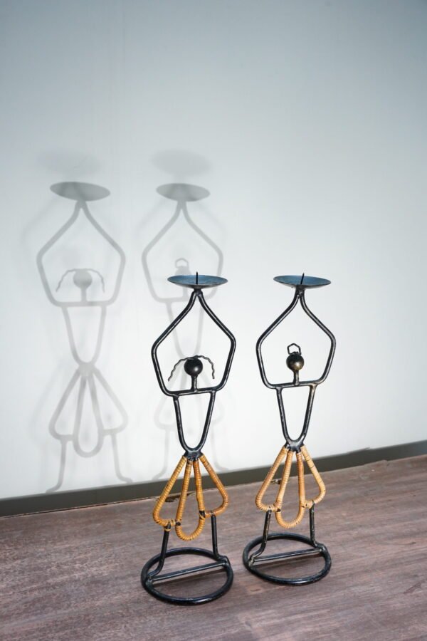 African Candle Holders - Image 2