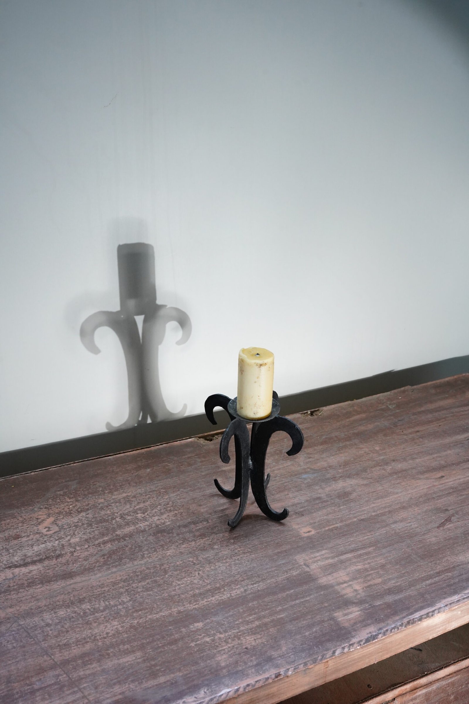 Wrought Iron Candle Holder