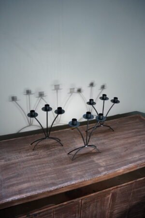 Wrought Iron Candelara