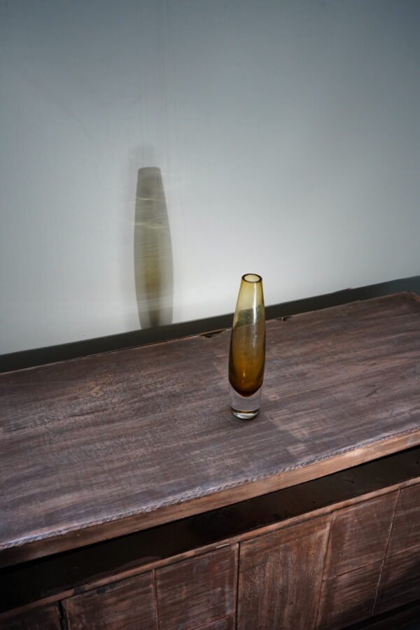 Ambered Glass Vase - Image 2