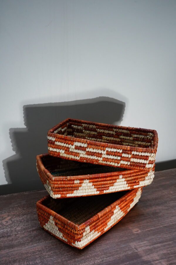 Orange Wicker Basket - Image 2