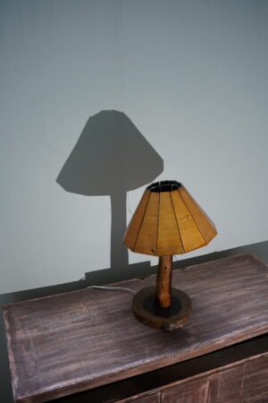 Solid Wooden Lamp