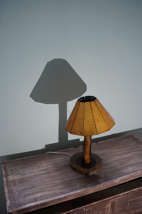 Solid Wooden Lamp