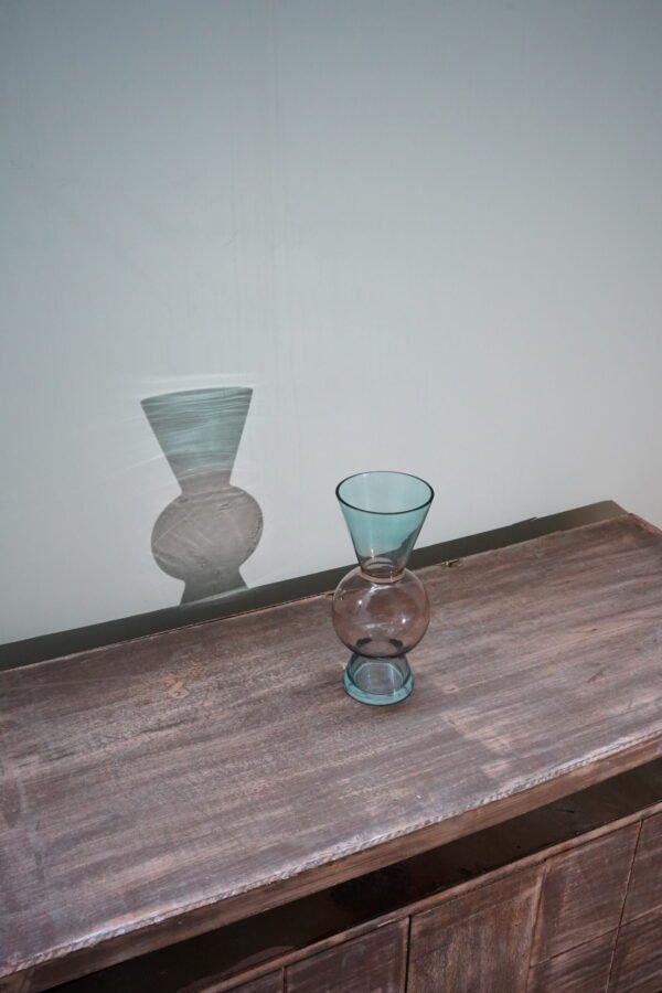 Colored Glass Vase - Image 2