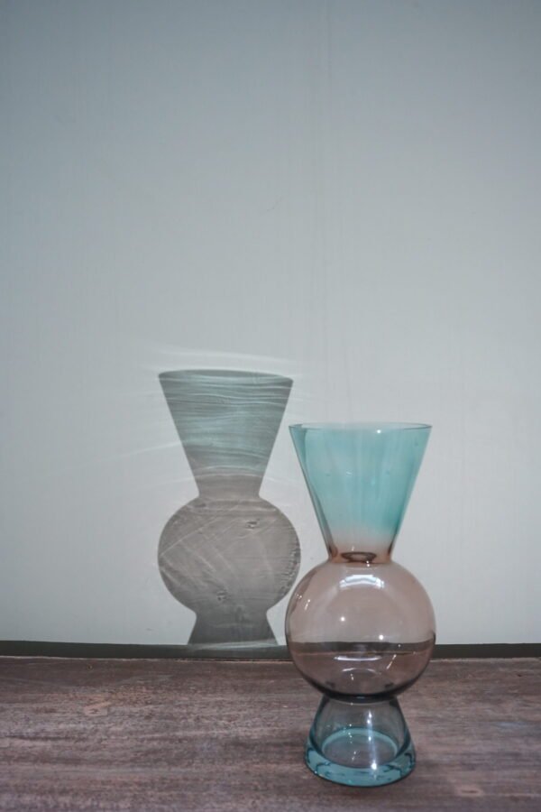 Colored Glass Vase