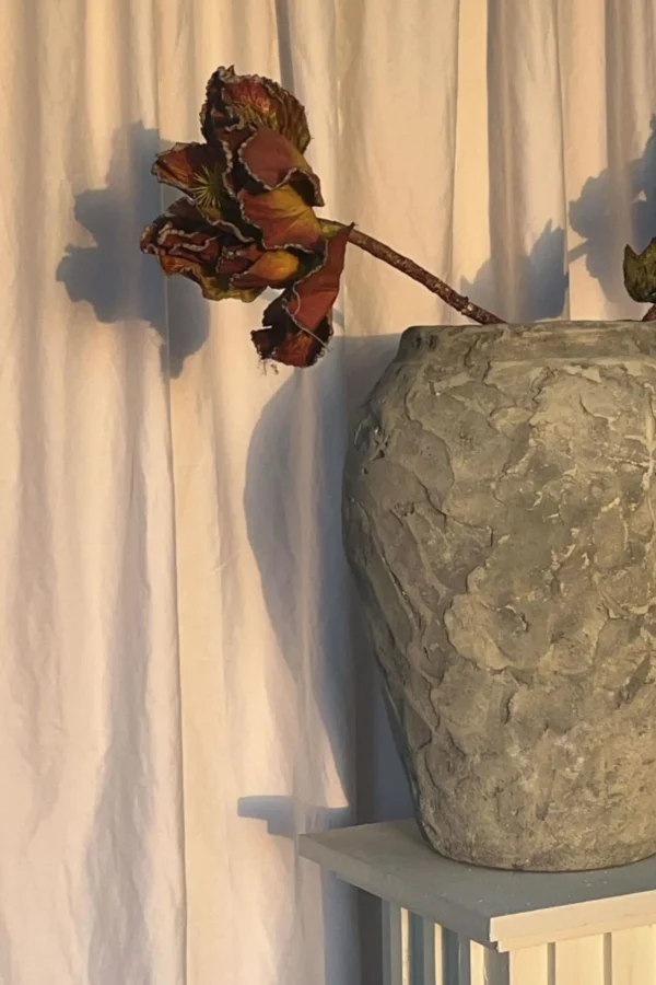 Textured Grey Vessel - Image 2